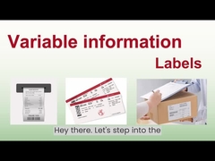 Nałożenie materiałów do etykiet wrażliwych na ciepło.