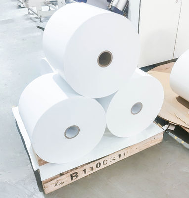 Akrylowy klejnot lepki z tyłu Biały Papier, Wylot Liner Roll 50u grubość powierzchni