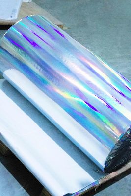 Akrylowy klej, przezroczysta folia holograficzna, wodoodporny papier holograficzny