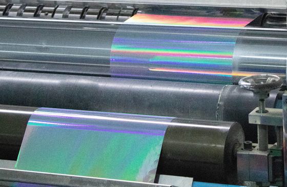 Przenośny klej samoprzylepny holograficzna folia rolka grubość powierzchni 50 u