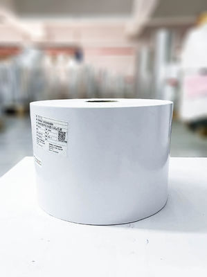Zwykłe klejące drukowane rolki papieru termicznego Glossy Paper Oil Glue