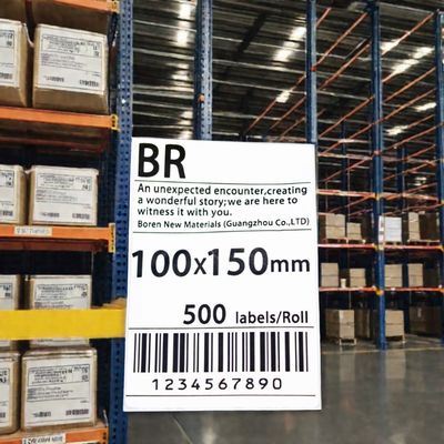 Papier ekspresowy dla logistyki przemysłowej 100x150 Strona logistyczna do etykiet opakowań