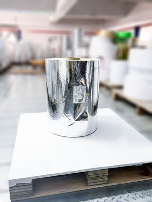 Dobra cena. Ekstra lepki, lekki srebrny etykietę kleju Jumbo Roll BOPP z certyfikatem SGS w Internecie