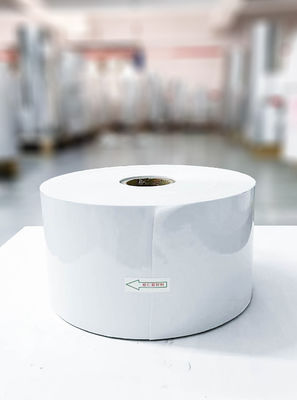 Dobra cena. Przejrzysty PET samoprzylepny naklejka papierowa rolka kleju olejowego PVC Materiał etykiety w Internecie